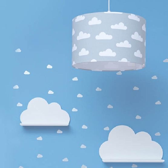 Polc - felhőcske - mentazöld