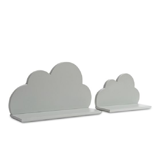 Polc - felhőcske - szürke
