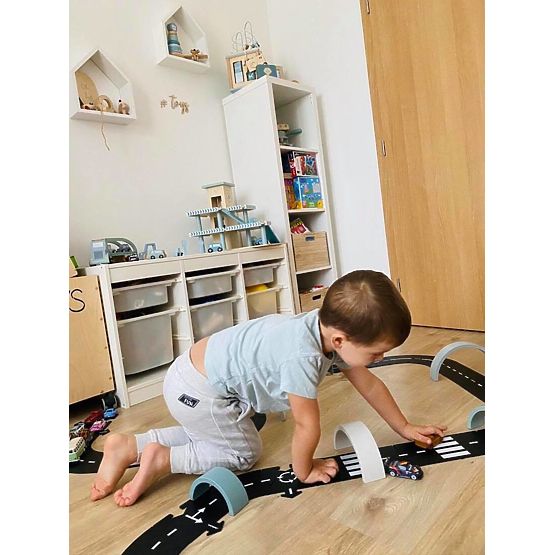 Polc - házikó - fehér