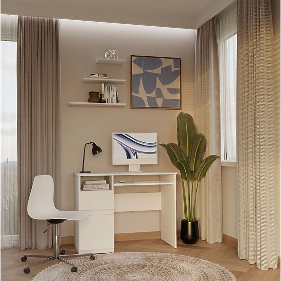 PORTO BAL OLDALI ÍRÓASZTAL FEHÉR