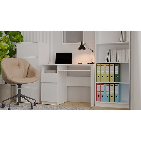 PORTO BAL OLDALI ÍRÓASZTAL FEHÉR