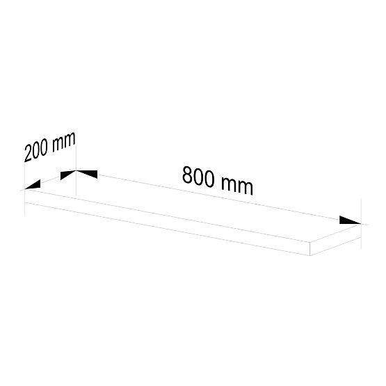 PS-4 80cm FEHÉR POLC