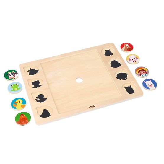 Puzzle 2 az 1-ben Farm - árnyékkereső kirakó
