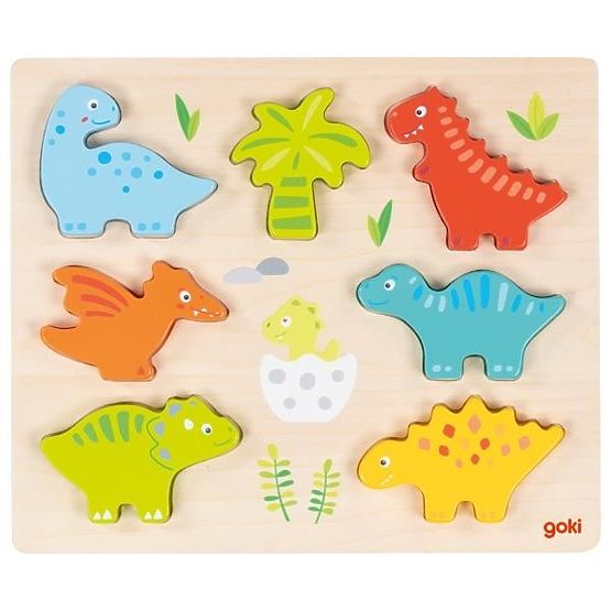 Puzzle és Figurák, Dino Összerakó 2 az 1-ben