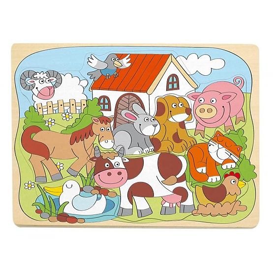 Puzzle formák háziállatok