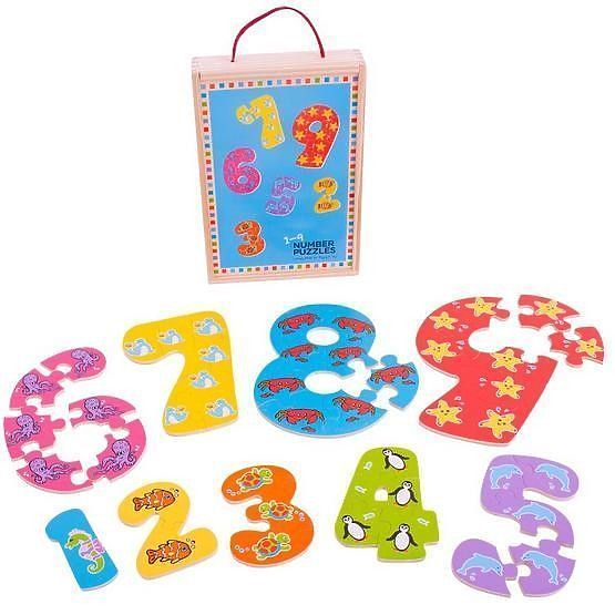 Puzzle Számok 1-től 9-ig BJ