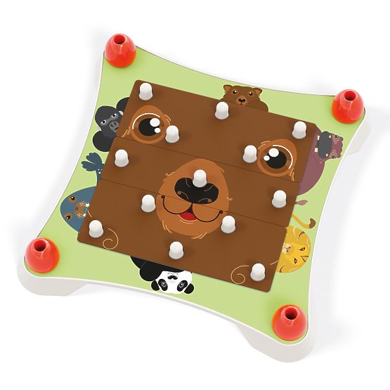 Quercetti Puzzle Állati Arcok