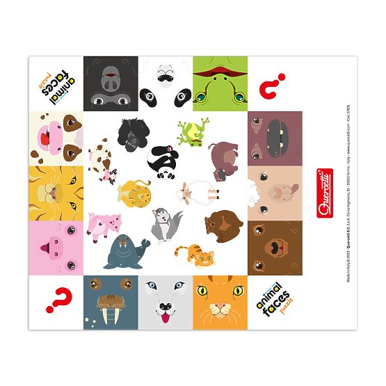 Quercetti Puzzle Állati Arcok