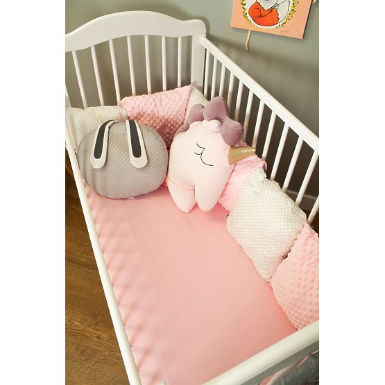 Kiságy Alek leengedhető oldallal - fehér