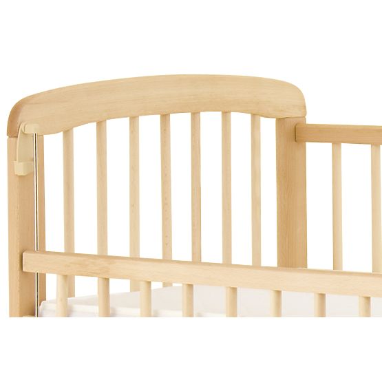 Rácsos babaágy SCARLETT MISA - natúr