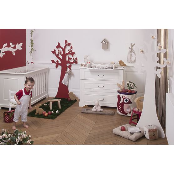 Rácsos kiságy INES - fehér