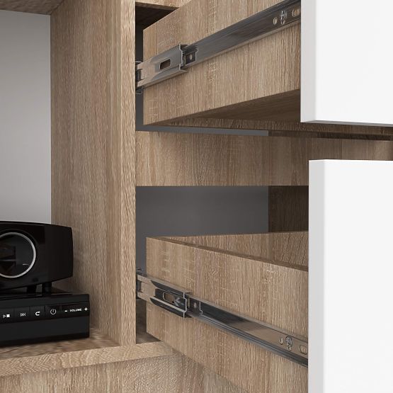 REGAŁ R11 R80 1D 2SZ CLP PK SONOMA / FEHÉR