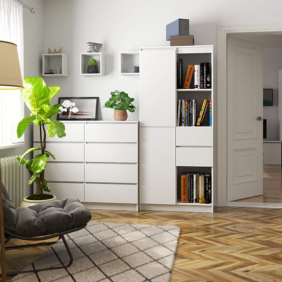 REGAŁ R15 R80 1D 2SZ CLP PK FEHÉR