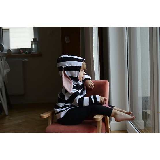 Retro gyerekfotel Velvet - lazac