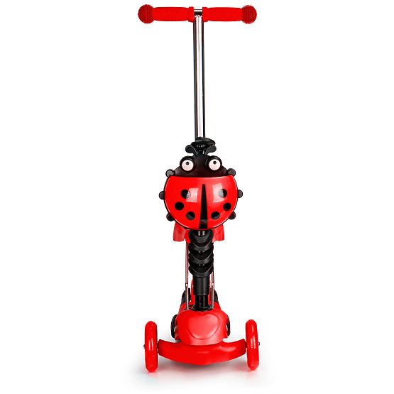Robogó és kidobó katicabogár - piros