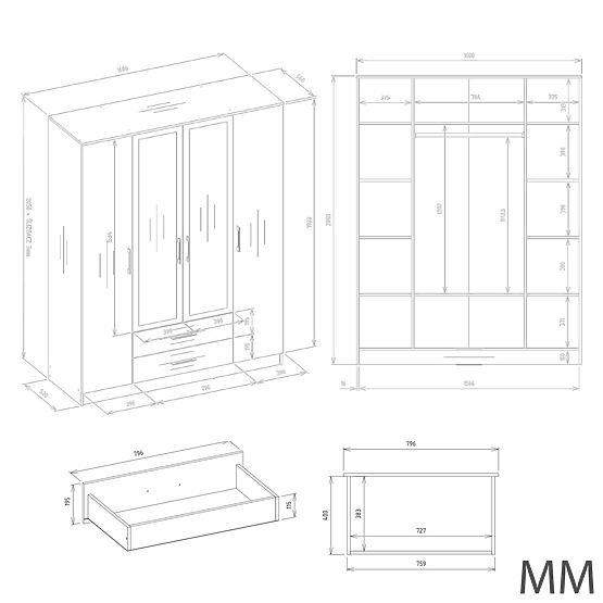 Romana 160 X 205 TÜKÖR KASMÍR BÉZS SZEKRÉNY