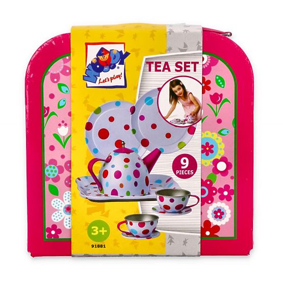 Rózsaszín teáskészlet