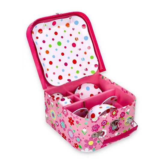 Rózsaszín teáskészlet