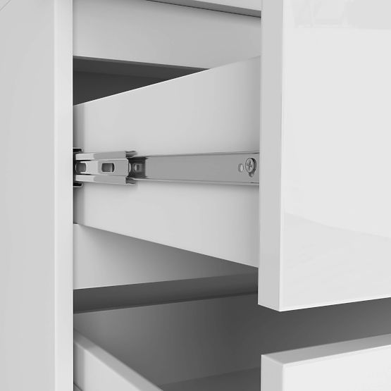 S90 2D 2SZ CLP PK FEHÉR FÉNYES SZEKRÉNY