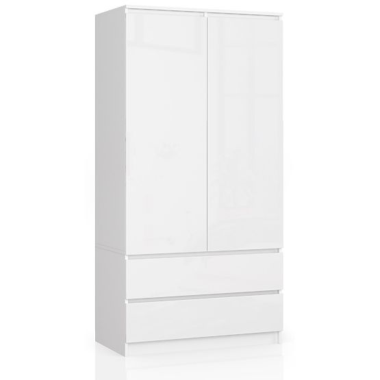 S90 2D 2SZ CLP PK FEHÉR FÉNYES SZEKRÉNY