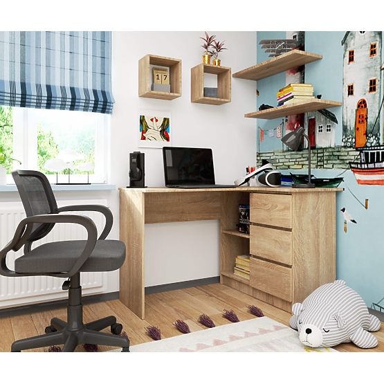 SAROK ÍRÓASZTAL B16 CLP JOBB PK SONOMA