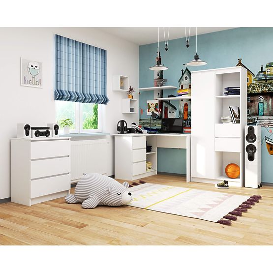 SAROK ÍRÓASZTAL B16 CLP PK BAL FEHÉR