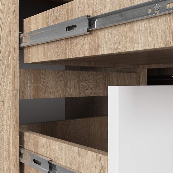 SAROK ÍRÓASZTAL B20 155 cm BALOS PK SONOMA / FEHÉR