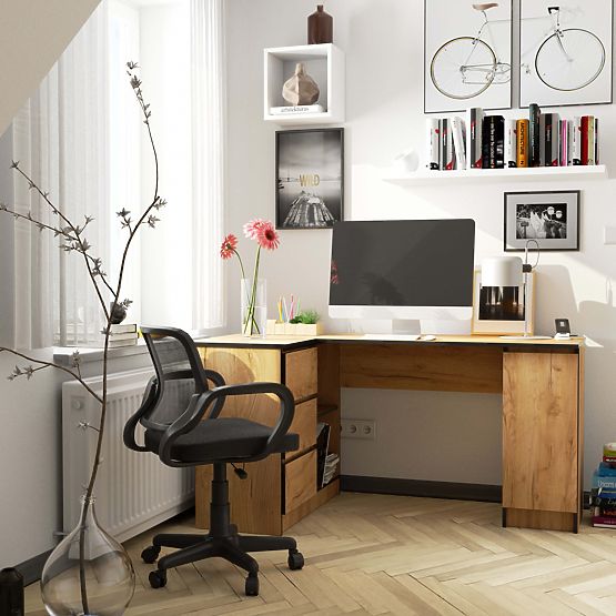 SAROK ÍRÓASZTAL B20 CLP BALOS PK CRAFT TÖLGY