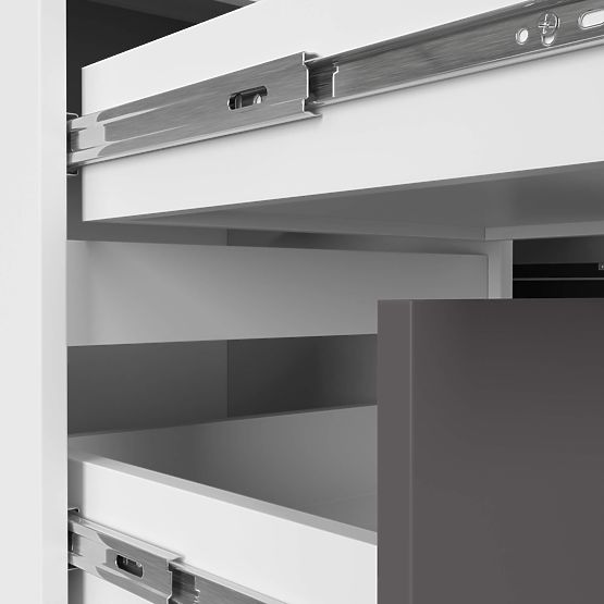 SAROK ÍRÓASZTAL B20 CLP BALOS PK FEHÉR / SZÜRKE