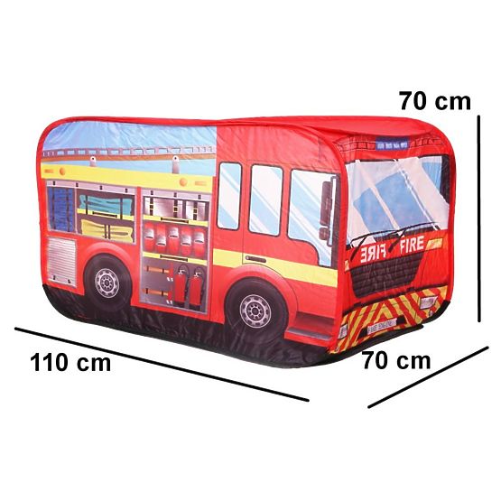 Sátor gyerekeknek - tűzoltó autó
