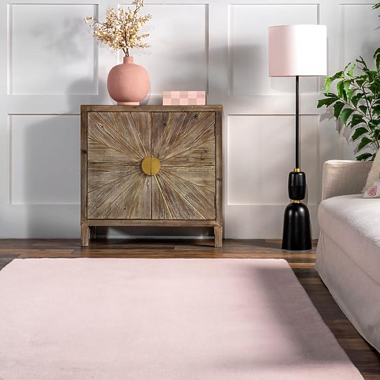 Selyem szőnyeg Rabbit - Rózsaszín