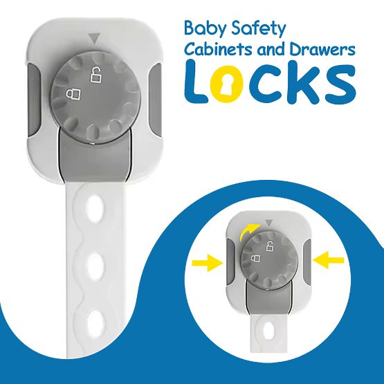 SIPO Multifunkcionális, intelligens zár szekrényekhez és fiókokhoz - 6 db