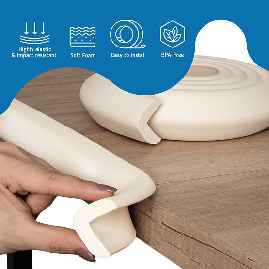 SIPO Védőszalag bútorszélekhez, bézs - 1 db