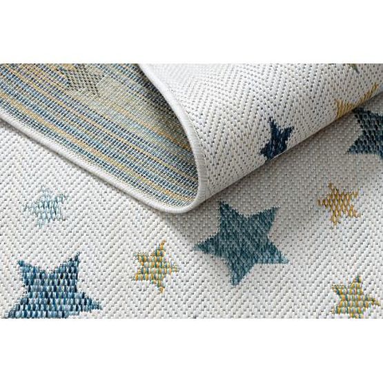 SISAL COOPER Szőnyeg Csillagok 22260 ekrü / sötétkék