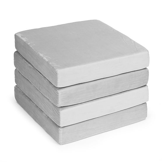 Összecsukható moduláris gyerek kanapé nagy 2 személyes DIY 10 puha párnával - szürke ECOTOYS