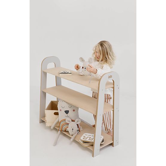 SLIM L polc - fehér