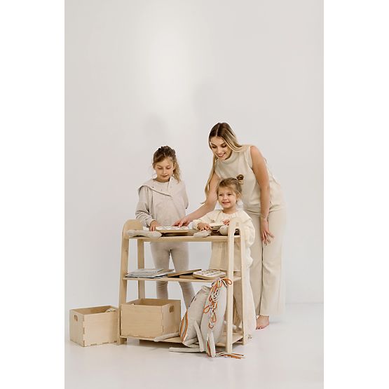 SLIM L polc - természetes