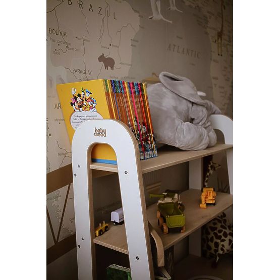 SLIM S polc - természetes