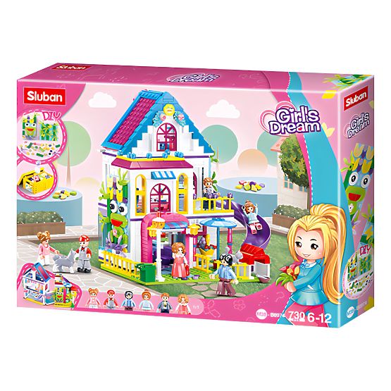 Sluban Girls Dream M38-B0974 - Szórakoztató villa építőkészlet