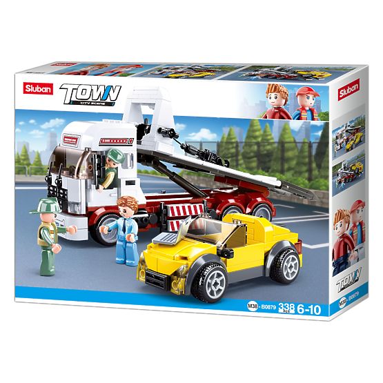 Sluban Town M38-B0879 Építőkészlet - Billenőplatós vontató
