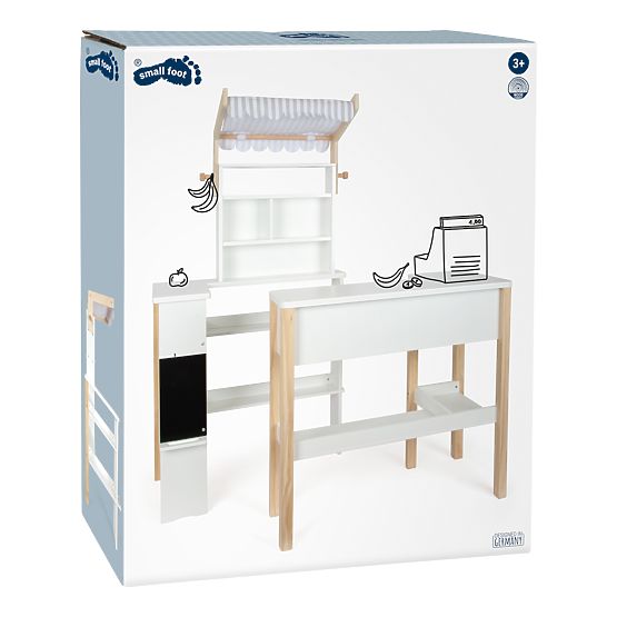 small foot Fa fából készült Fresh eladói stand
