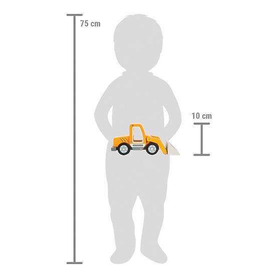 small foot Fa fadarú rakodógép kanállal