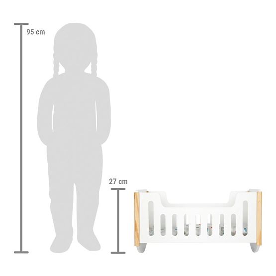 small foot Fa fészekhintó babáknak Little Button