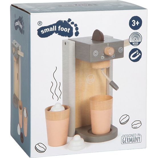 small foot Fa kávéfőző tartozékokkal Tasty szürke