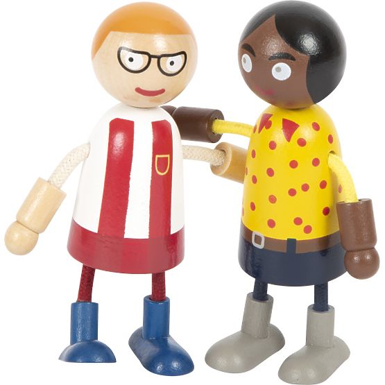 small foot Hajlítható babák család gyerekkel