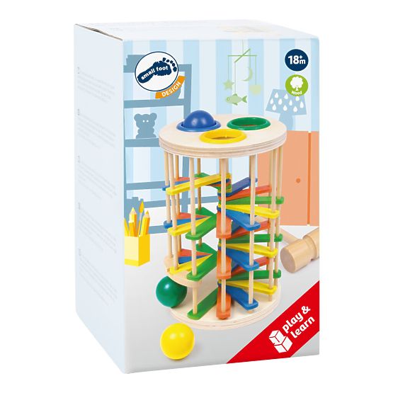 small foot Nagy torony kalapáló golyókkal