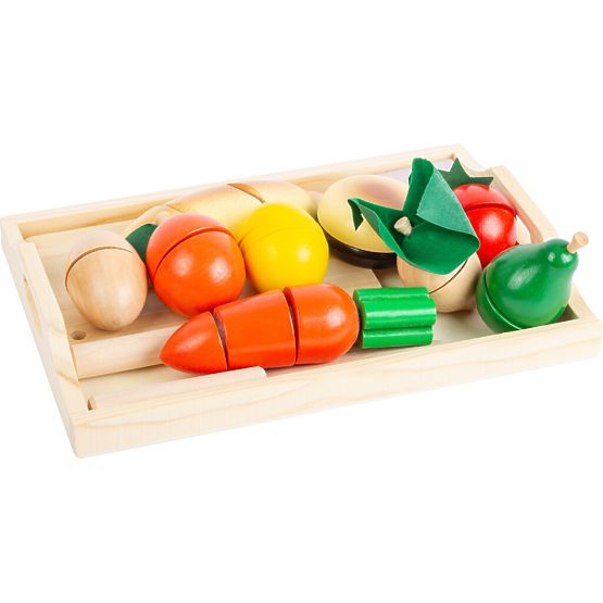 small foot Vágó fa élelmiszerek reggeli - sérült csomagolás