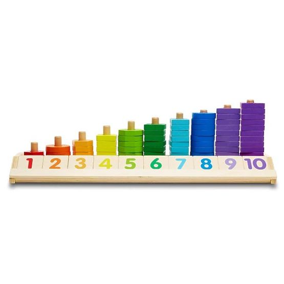 Számolás, formák és színek tanuló puzzle
