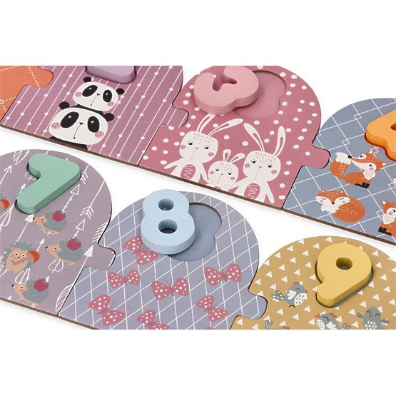 Számolás tanulása 1-10 puzzle
