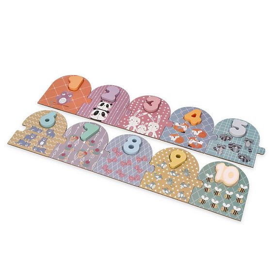 Számolás tanulása 1-10 puzzle